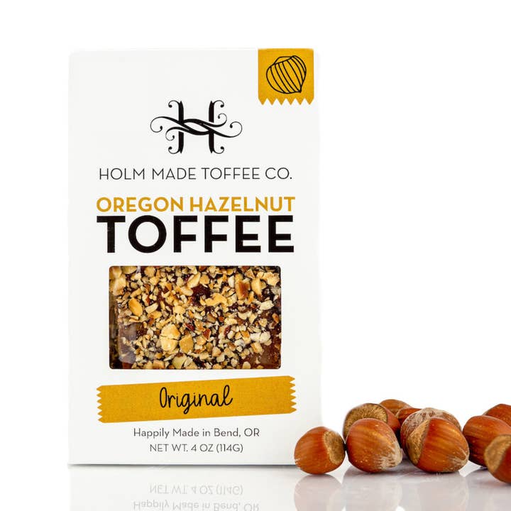 Original - Oregon Hazelnut Toffee for wholesale by Holm Made Toffee Co.