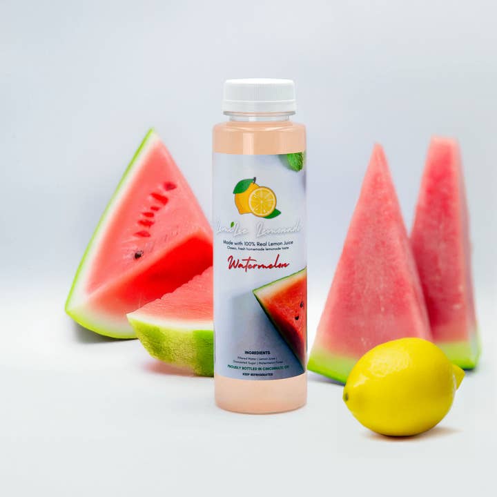 LemiLee Lemonade - Wholesale Fruit juice - Watermelon Lemonade 24 Pack Bottles