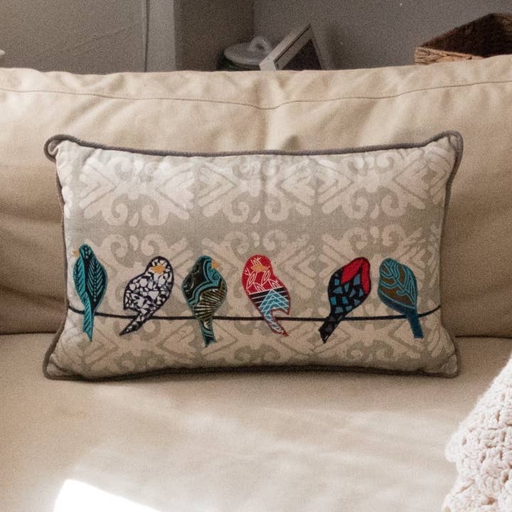 Birds on a Wire Pillowcase for wholesale by Amani ya Juu