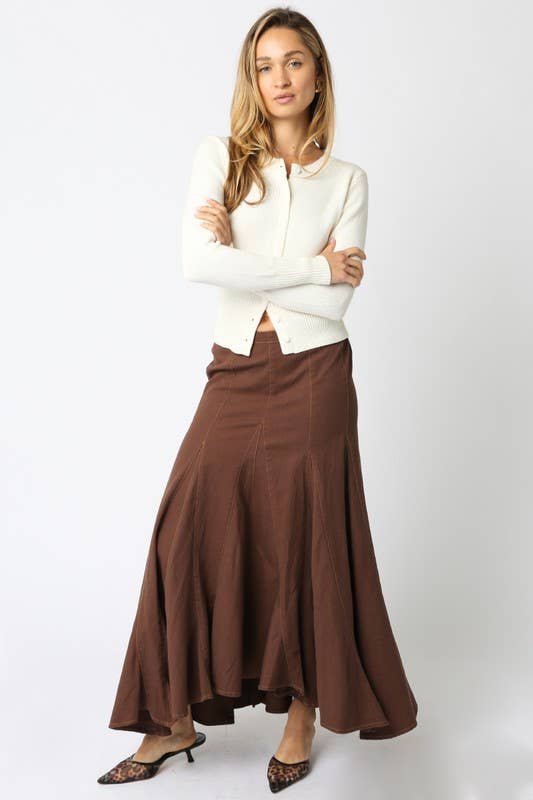 Olivaceous - Wholesale Skirt - Women's - Sallie Maxi Skirt3