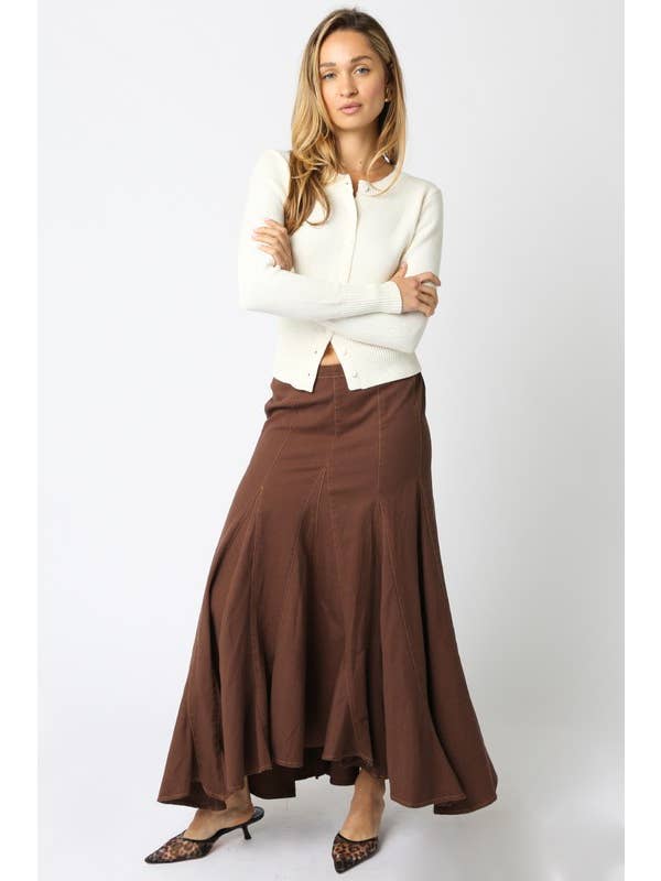 Olivaceous - Wholesale Skirt - Women's - Sallie Maxi Skirt3