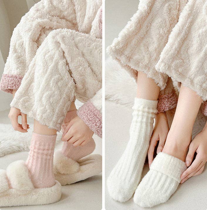 Gohobi （We cover U.S. import duties） - Wholesale Socks - Women's - Gohobi Warm Fleece Thickened Socks19