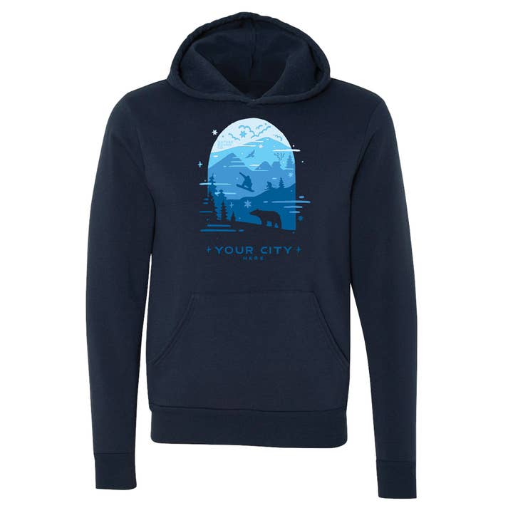 Retro Terrain hoodie voor wholesale door Nature Bound Co