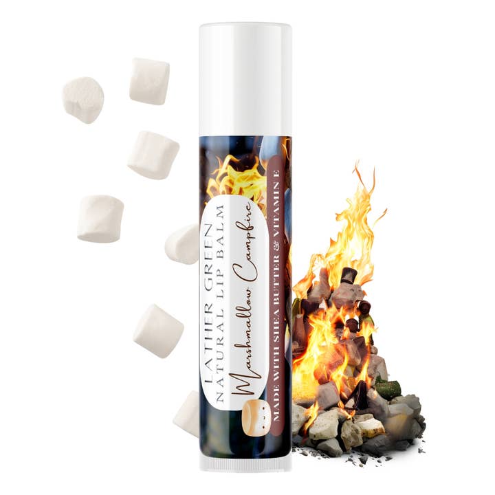 Marshmallow Campfire with a Sweet, Toasted Flavor Natural Li for wholesale by LatherGreen