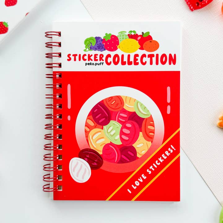 Collection de mini-livres d'autocollants réutilisables Sakuma Drops pour la vente par PekoPuff