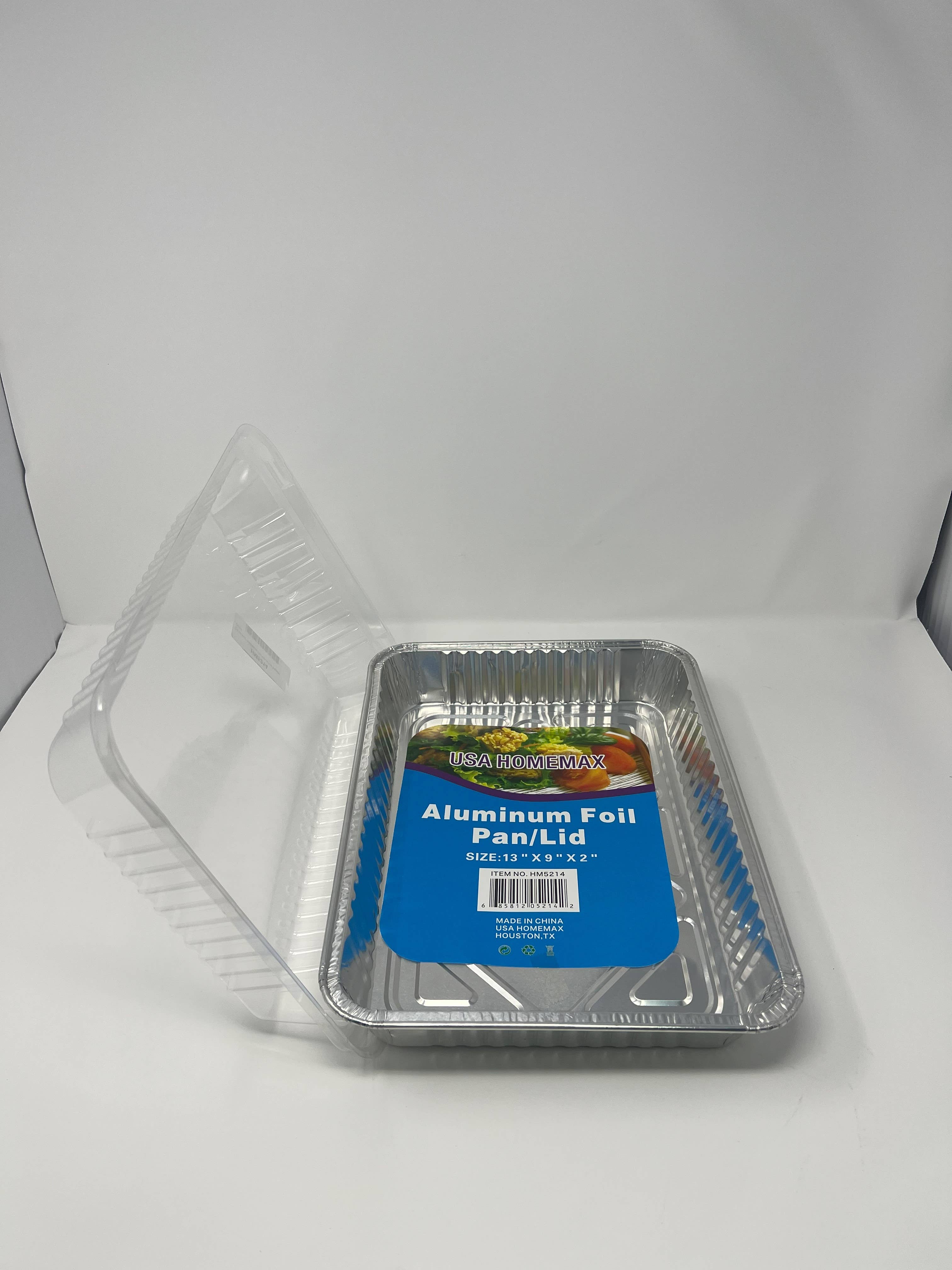 USA HomeMax - Wholesale Baking Dish - Aluminum Foil Pan w/ Lid for Baking Prepping & Storing Food