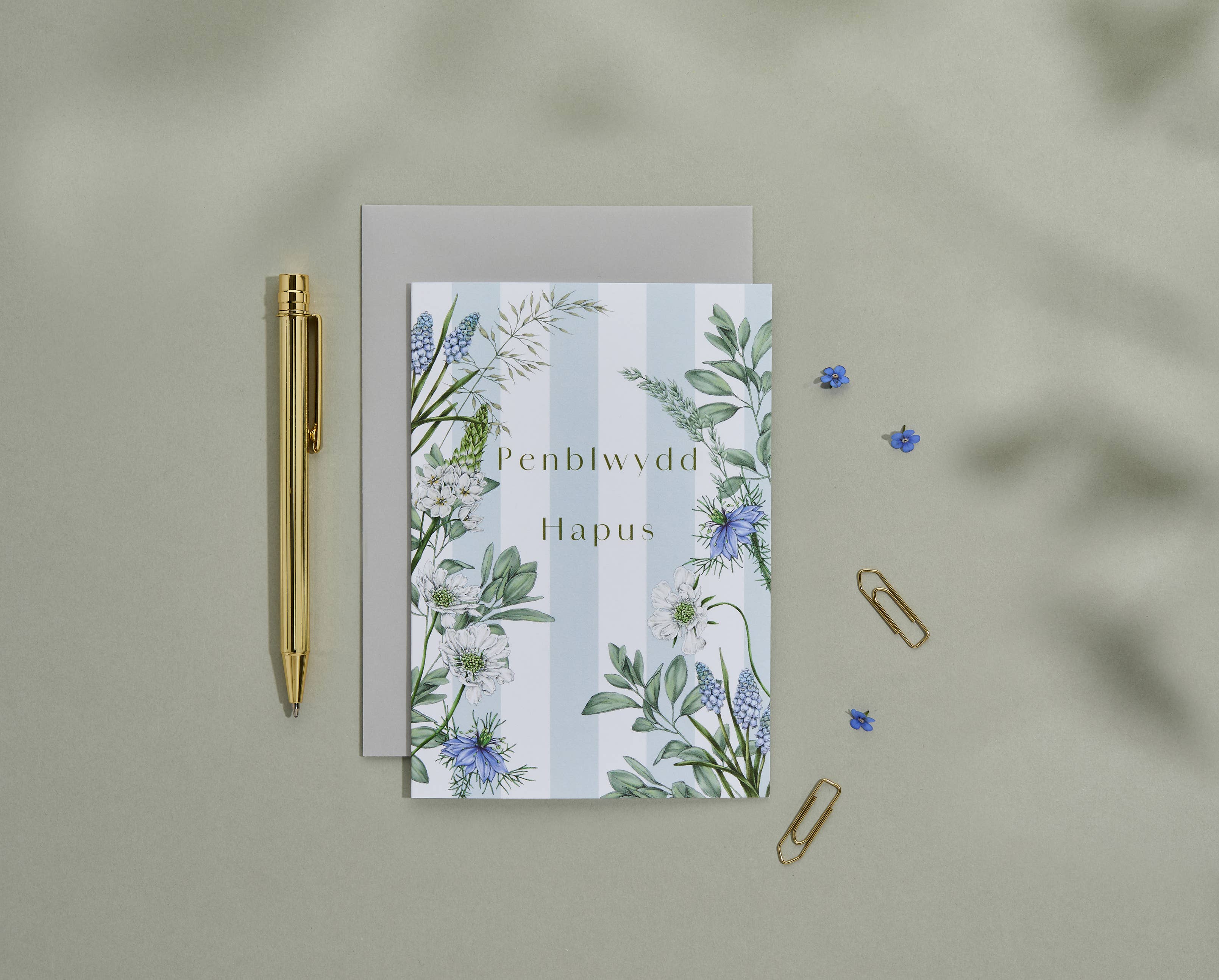 Catherine Lewis Design - Wholesale Birthday card - Ethereal Coast - Penblwydd Hapus - Cymraeg/Welsh Card