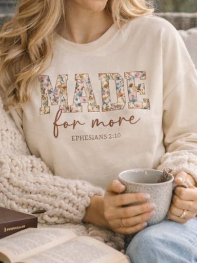 Made for More Tee for wholesale by The Inspiration Haven