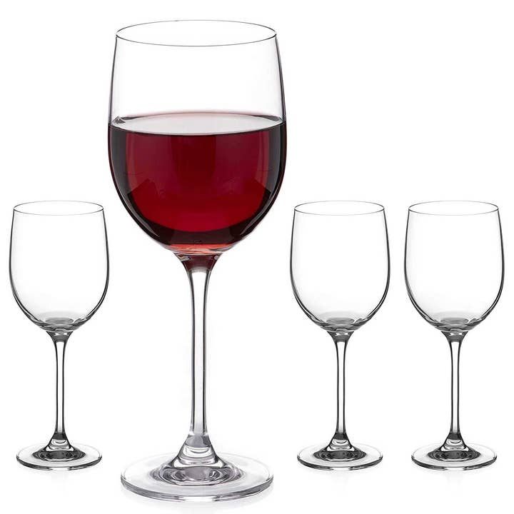 Diamante Wine Glasses - ‘everyday’ Collection Undecorated C for wholesale by DIAMANTE