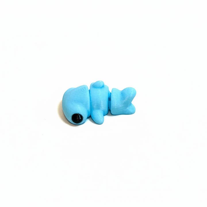 Hammerhead Shark (Blue) • Mini 3D Printed Articulated Animal • Flexi Animals for wholesale by Lorianne Kol 3D Prints
