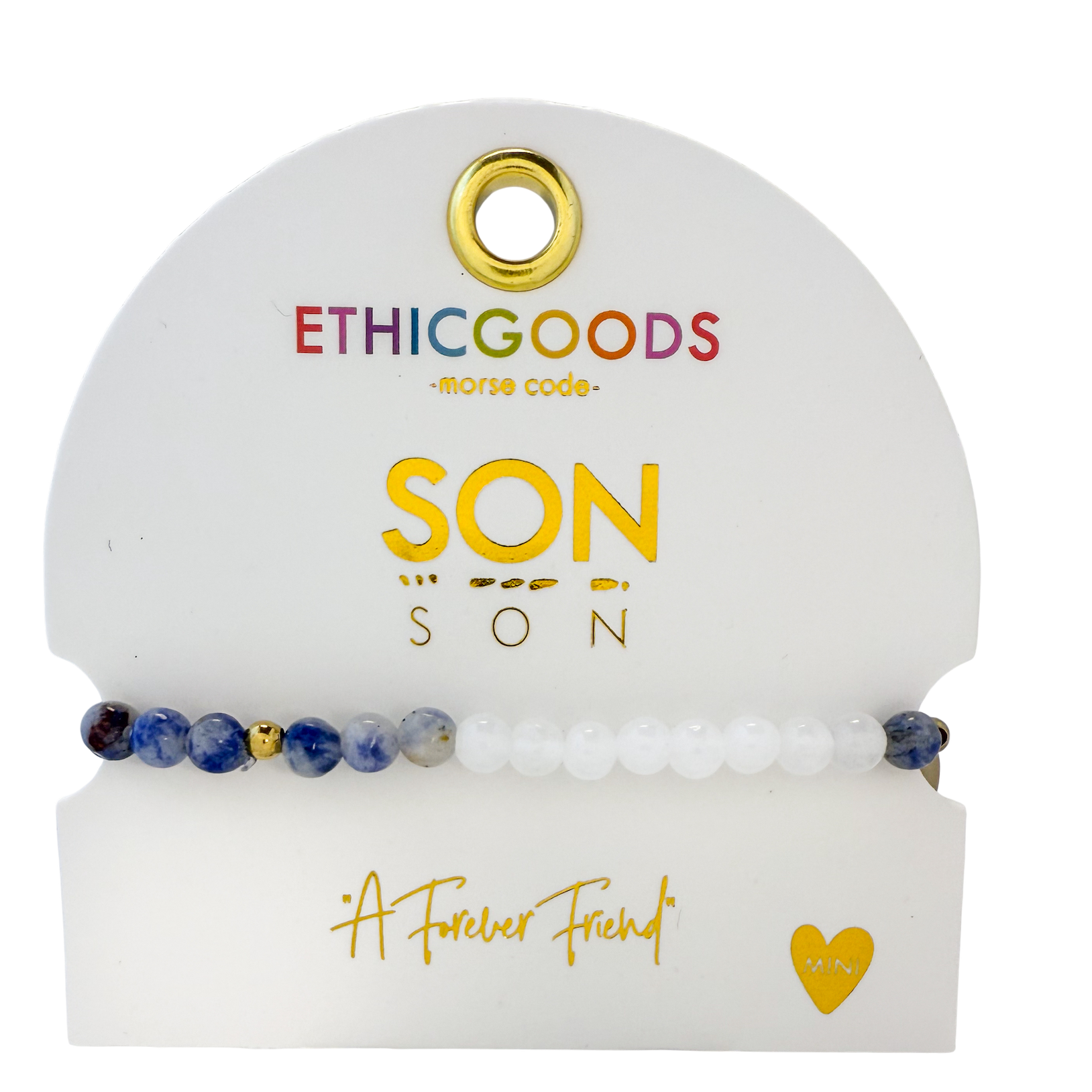 ETHICGOODS – Engroshandel Perlearmbånd – Børn – MINI Morse Kode Armbånd | SØN4