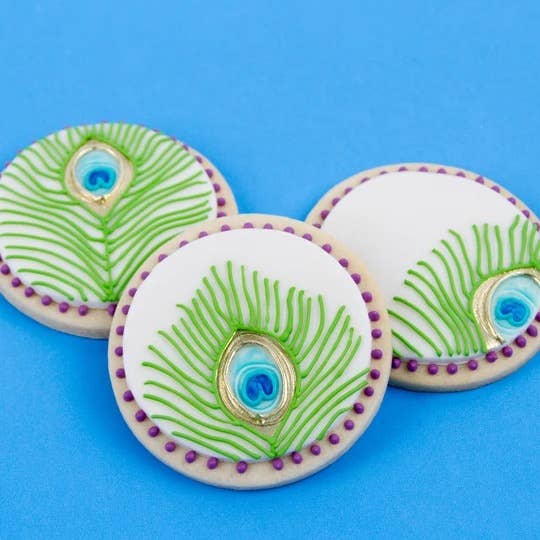 Summitbaking - Wholesale Cake Decorating Kit - Peacock Feather Texture Sheet Set2