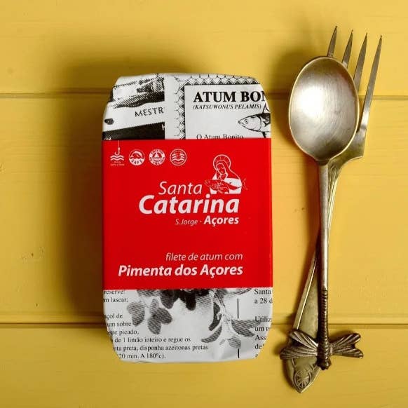 Portugalia Imports - Wholesale Tinned Fish - Santa Catarina Gourmet Tuna Fillets with Azorean Pepper and Olive Oil1