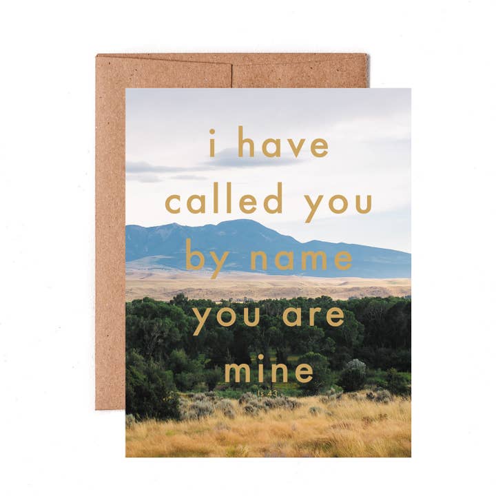You Are Mine Greeting Card for wholesale by The Pen + Piper