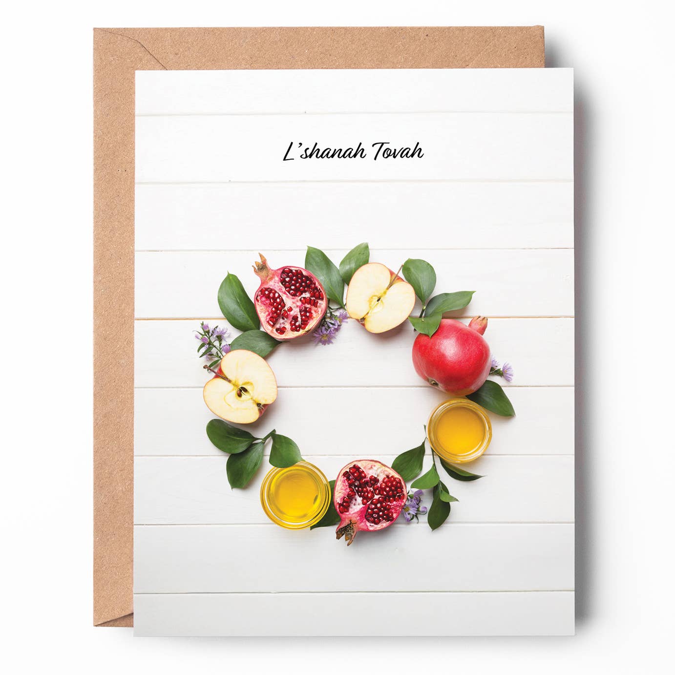 Oakwind Hollow – wholesale Rosh Hashanah-kort – Rosh Hashanah Krans Gratulationskort RH05 L'shanah Tovah0