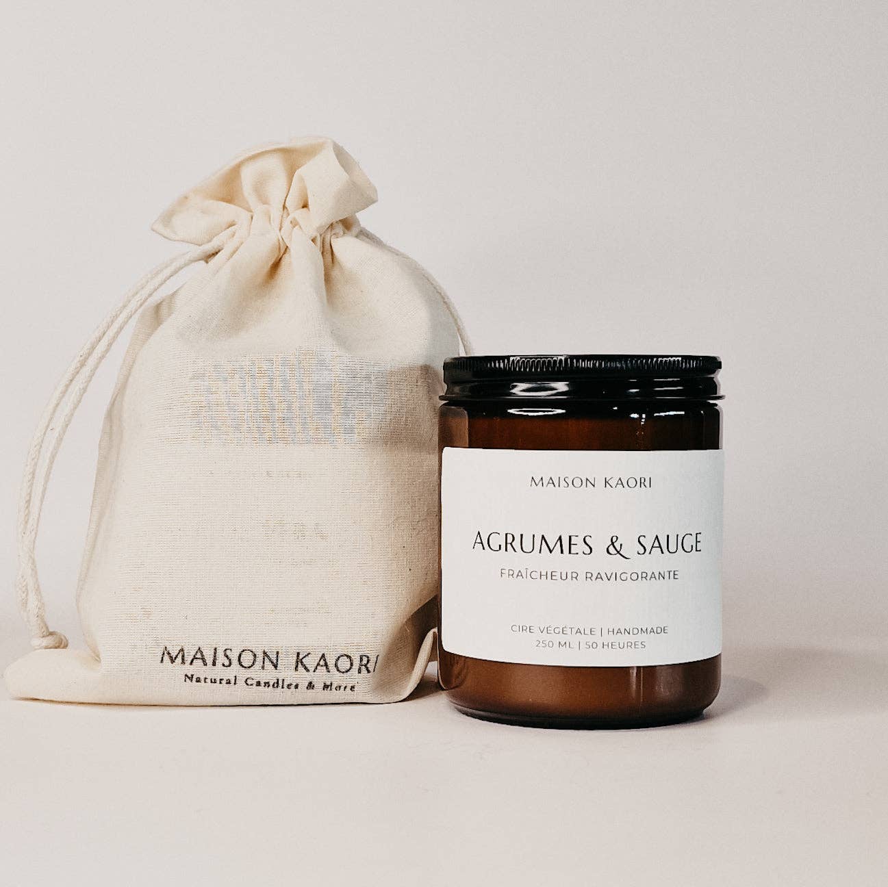 Maison Kaori - Wholesale Jar/Filled Candle - Scented candle - Citrus & Sage1