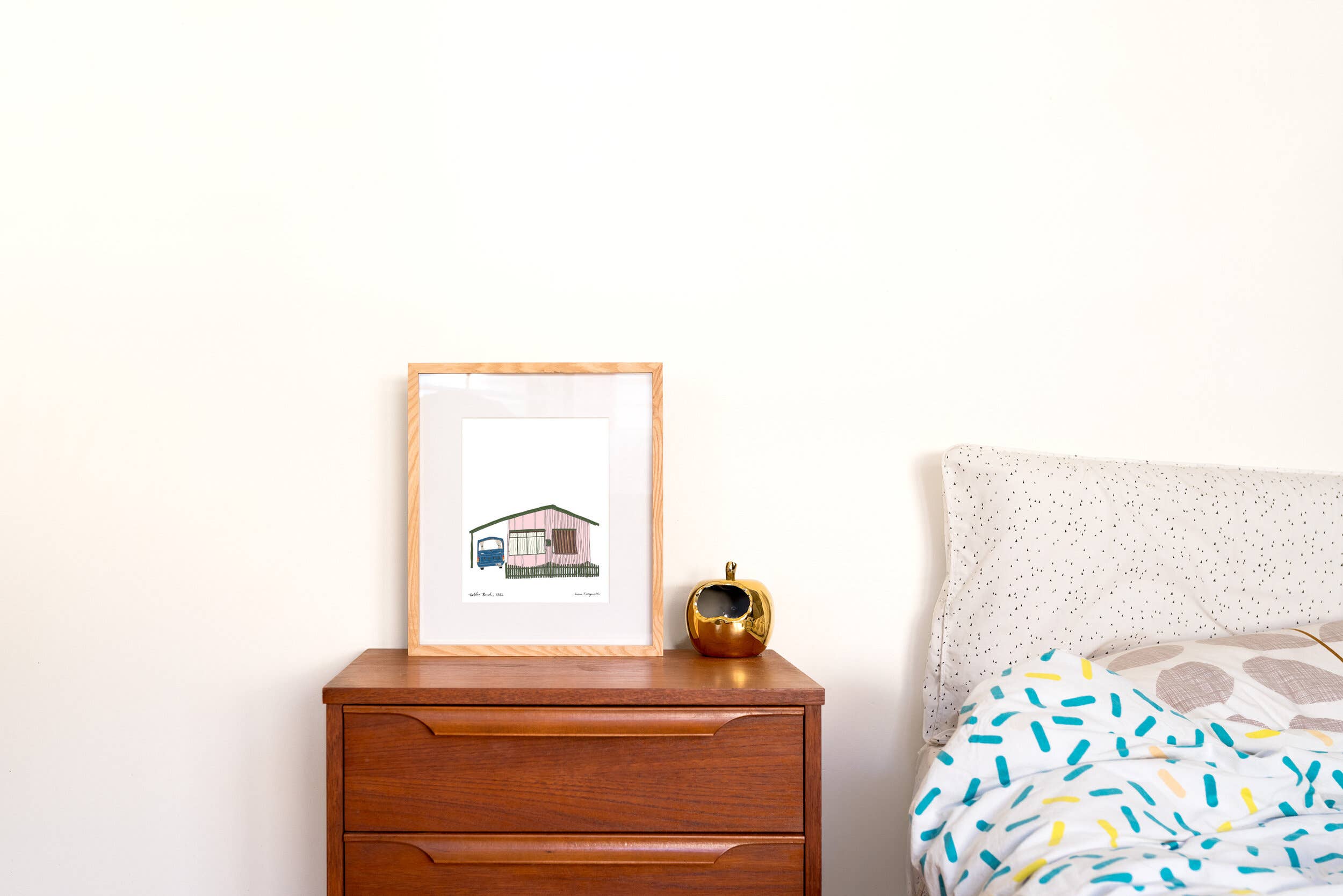 Spin Spin - Wholesale Art Print - Golden Beach House - Giclee Fine Art Print (A4/A3)1