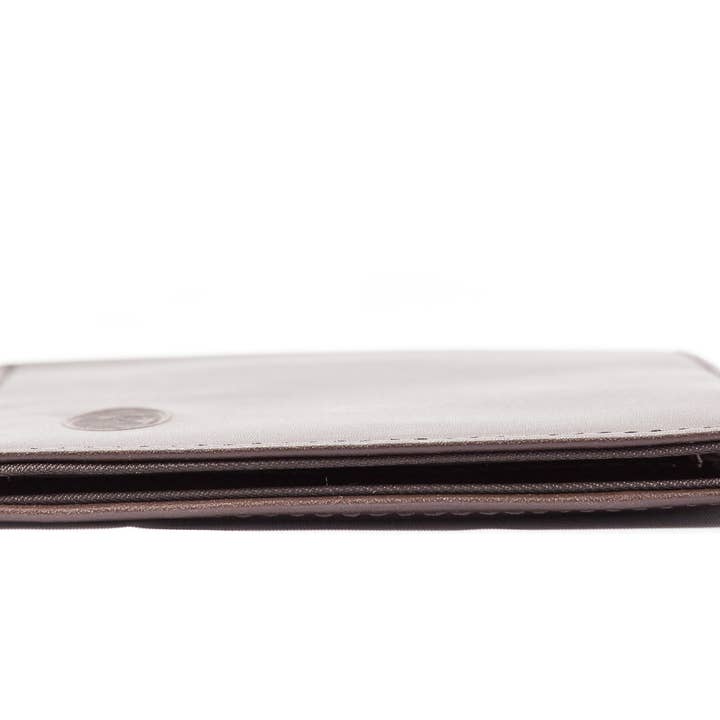 Big Skinny Wallets - Wholesale Wallet - Men's - Leather Super Skinny Bifold Wallet - Brown
