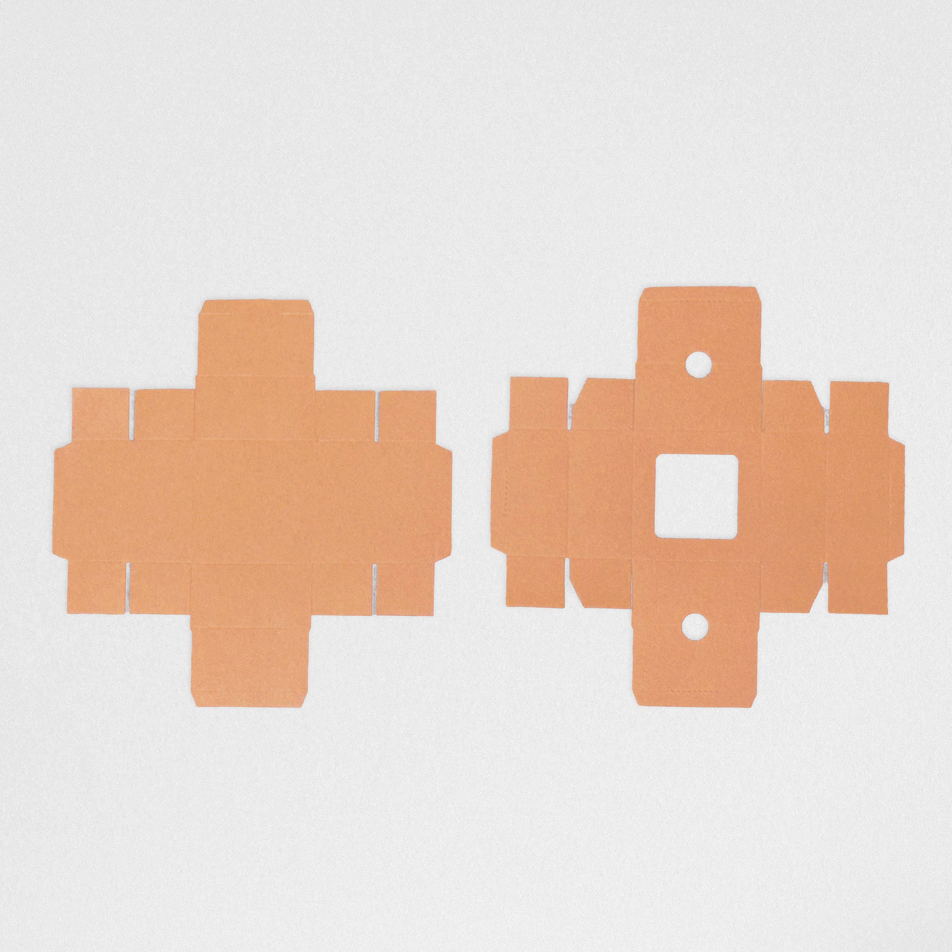 ByHome - Wholesale Gift Box - 24pcs, 3 size Kraft white Clear Top window TWO part Gift Box3