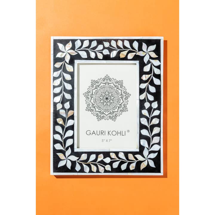 GAURI KOHLI - Vendita all'ingrosso Cornice portafoto - Cornice con intarsi Jodhpur Collector – 5″×7″9