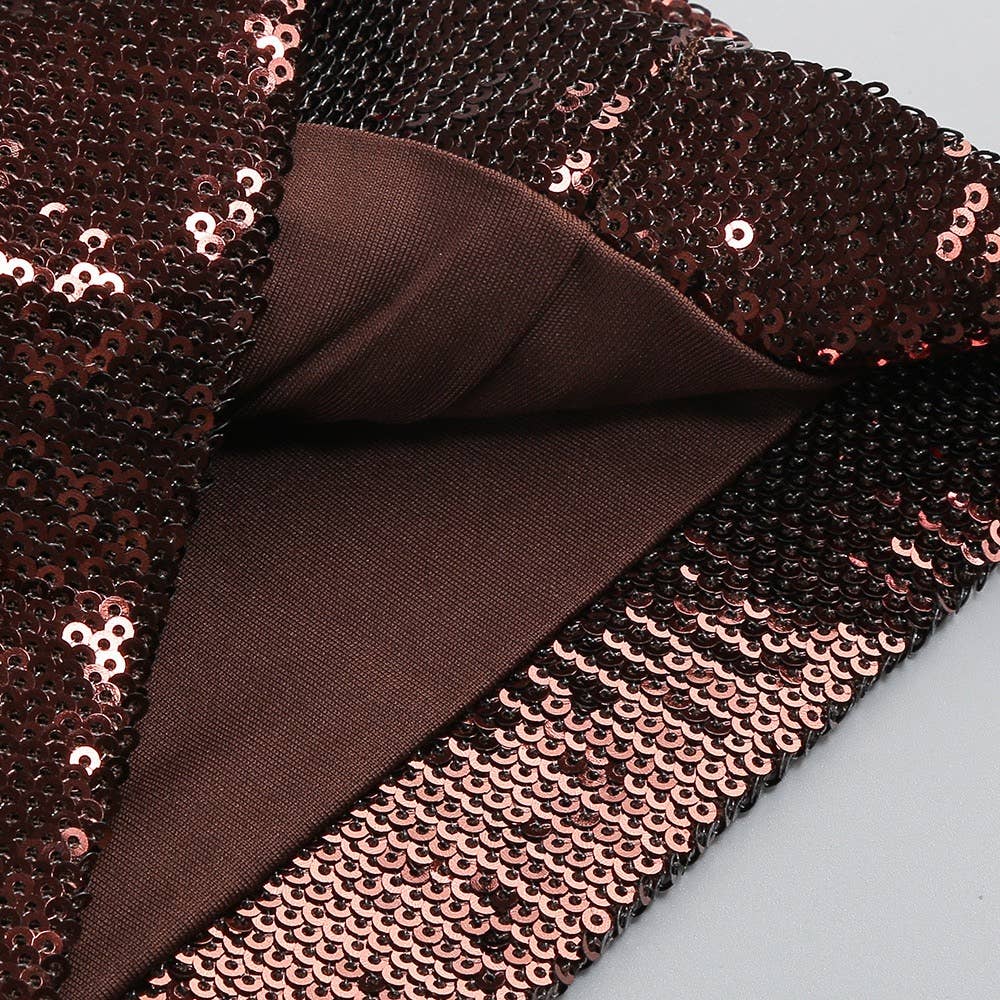 Productseeker - Vendita all'ingrosso Tuta intera - Donna - JP018 Tuta con paillettes dorate, scollo all'americana e vita plissettata19