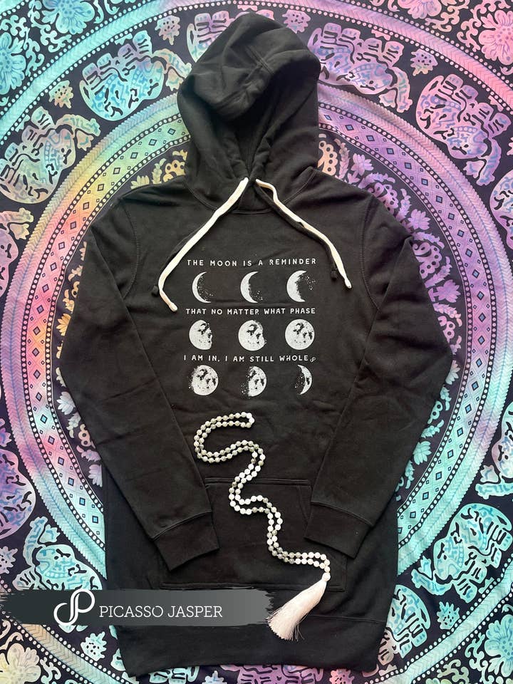 Picasso Jasper – Engroshandel Kjole - Dame – Månen er en påmindelse om, at jeg er hel: Sweatshirt kjole1