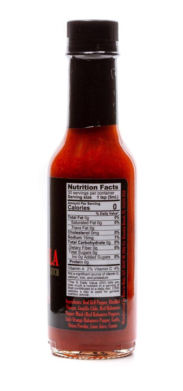 Born to Hula - Wholesale Hot Sauce - Habanero Guajillo Hot Sauce2