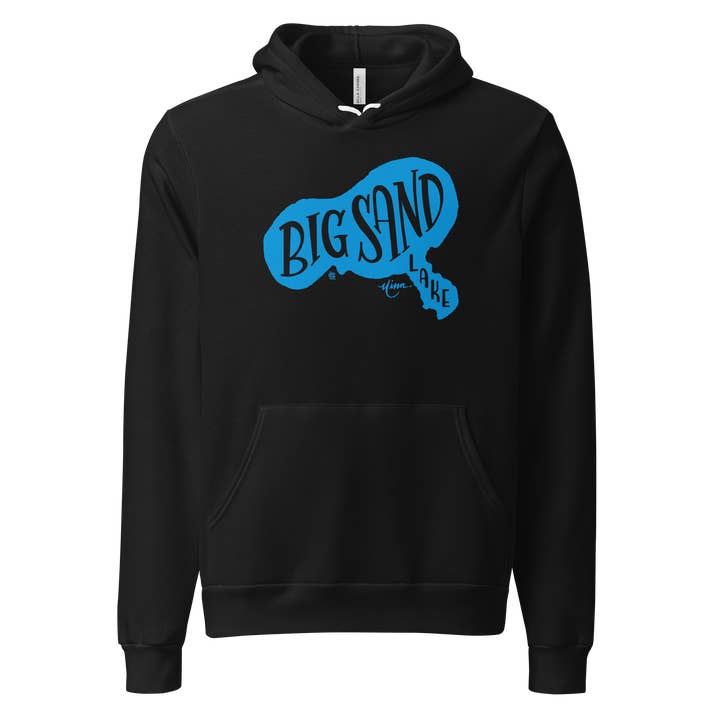 Big Sand Lake Hoodie for wholesale by Lakes Supply Co.