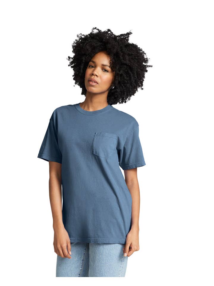 Down South Designer Customs - Wholesale T-shirt – Unisex - Comfort Colors Adult Heavyweight Pocket Tee