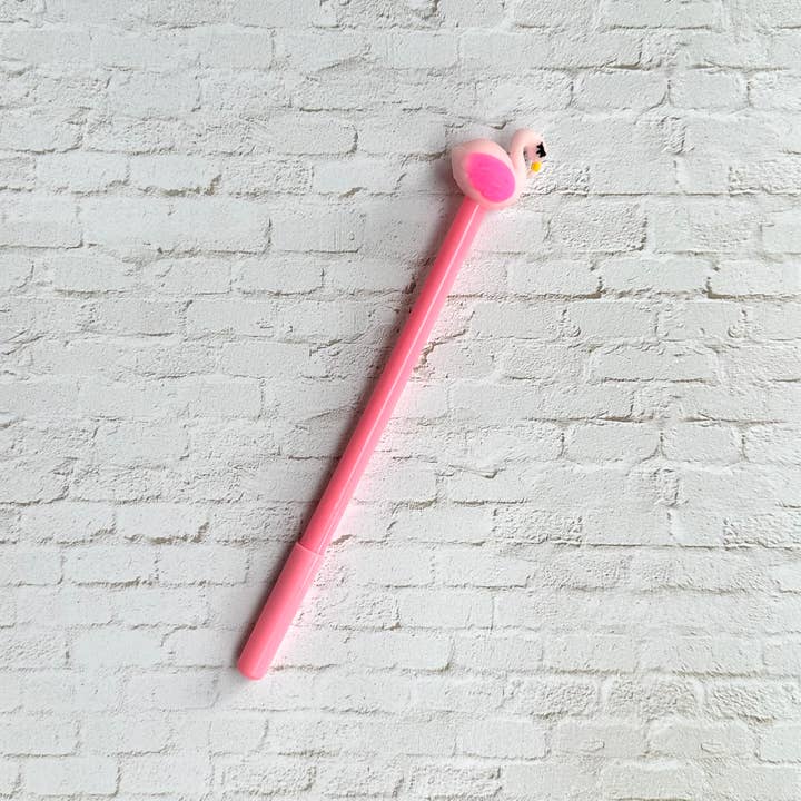 iconic mi - Wholesale Pen - Flamingo Ballpoint Pen Pink1