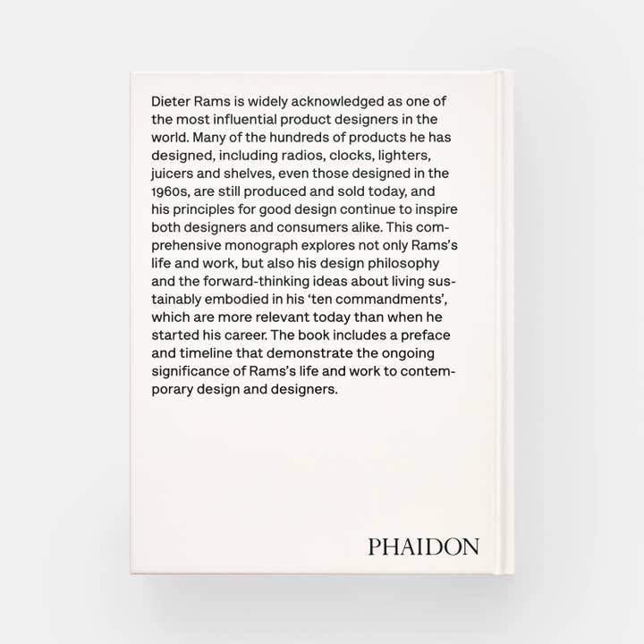 Phaidon Press – wholesale Display book – Dieter Rams: As Little Design As Possible4