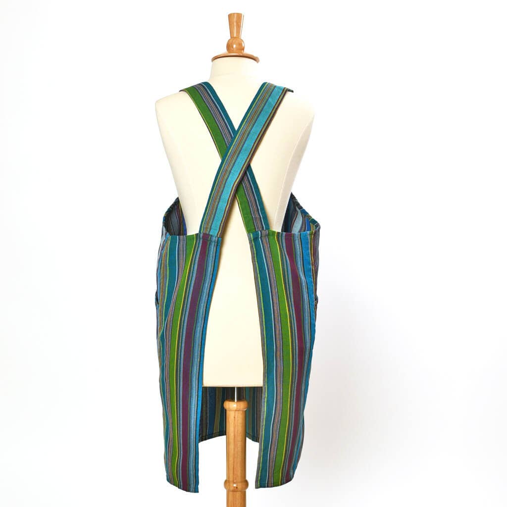 Mayamam Weavers - Wholesale Apron - Handwoven Crossback Kitchen & Garden Apron2