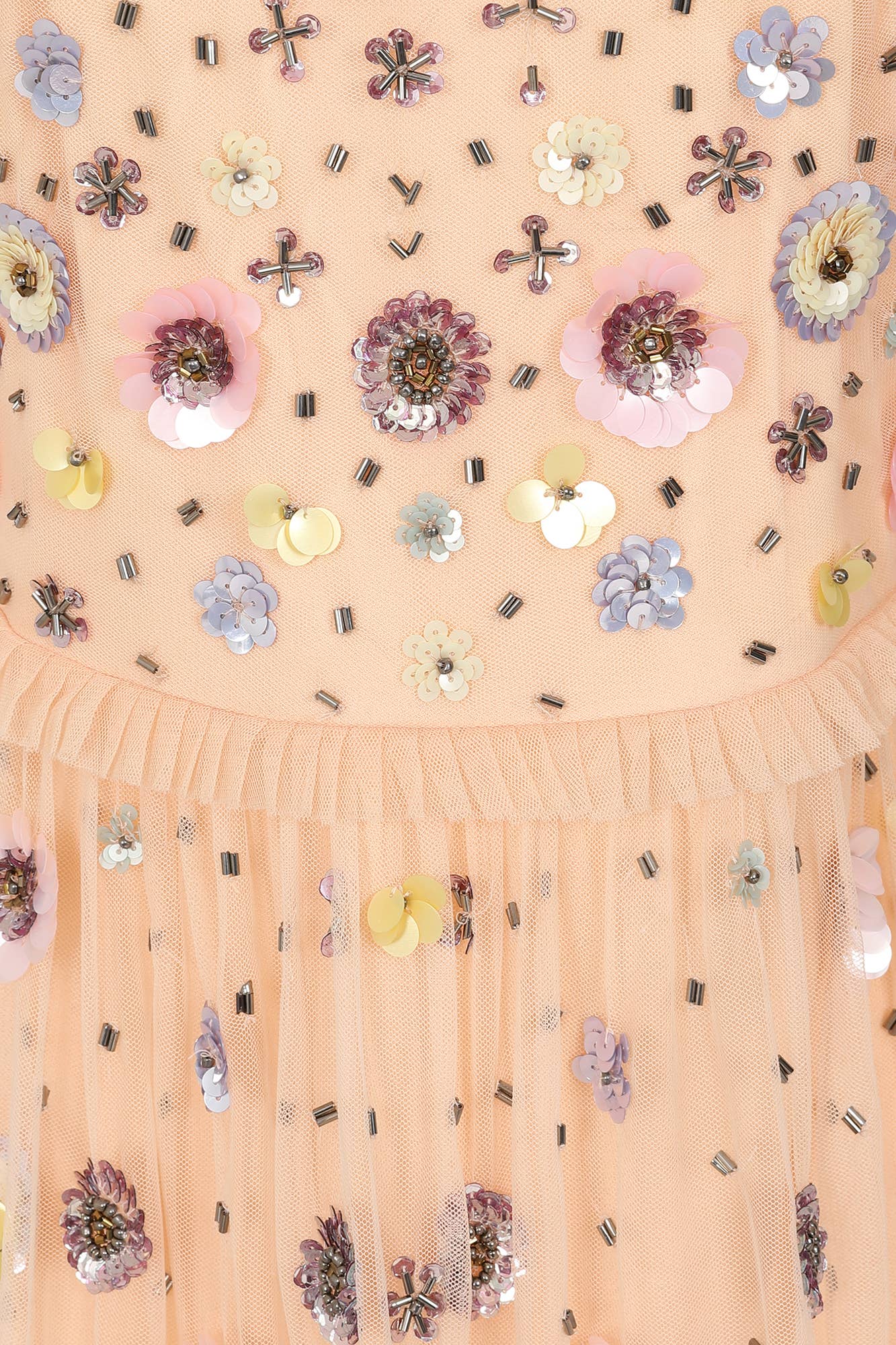 Amande Robe midi à col carré à imprimé floral Jalin en vente sur Faire8