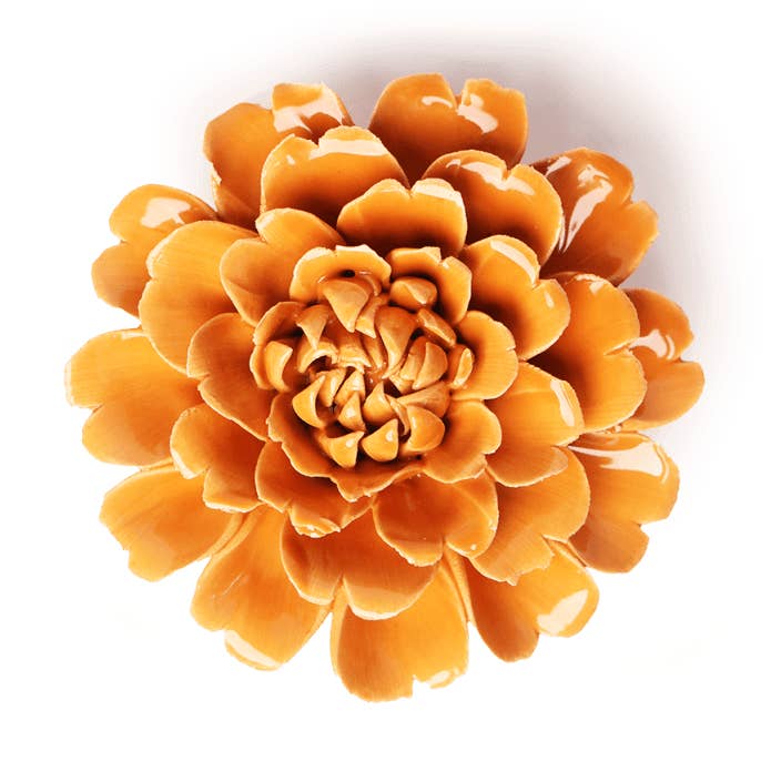 Arte de Parede Premium Flores de Cerâmica - Calêndula Laranja por atacado de Chive EU