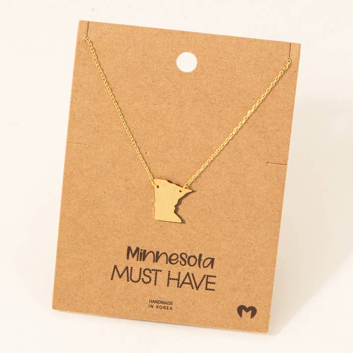 Fame Accessories - Wholesale Halskettinghanger - Minnesota State hanger ketting0