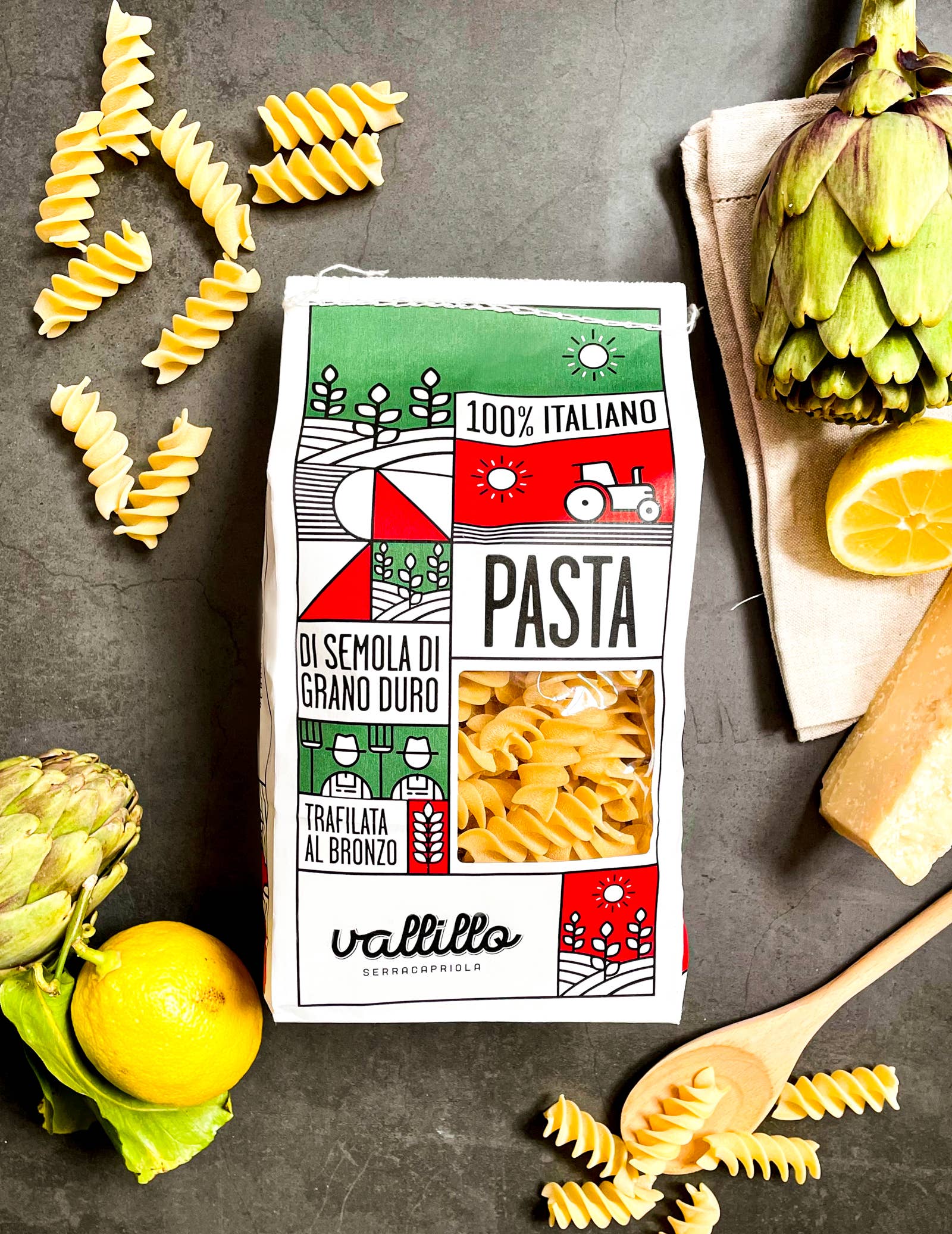 Vallillo - Wholesale Pasta - Fusilloni - 100% Italian artisanal pasta3