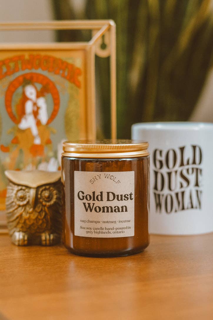 Shy Wolf Candles - Wholesale Jar/Filled Candle - Gold Dust Woman 3