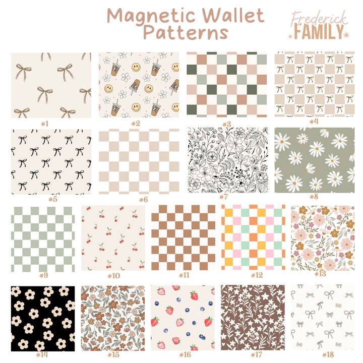 Frederick Family Co. - Wholesale Phone Wallet - Women's - Magnet Phone Wallet, Magnetic card cash wallet0