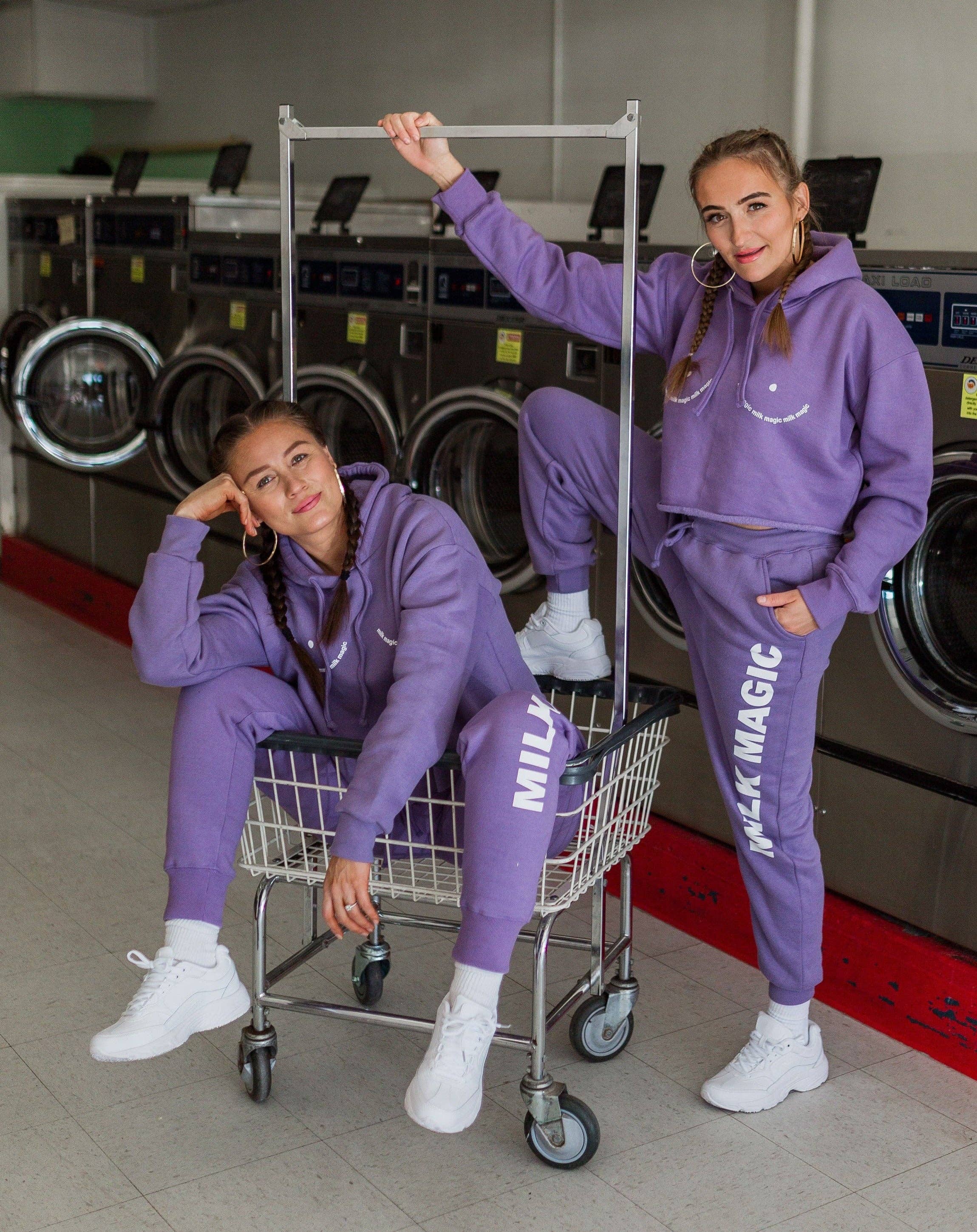 The Little Milk Bar – wholesale Hoodie - Dam – Mjölk Magi Crop Hoodie3