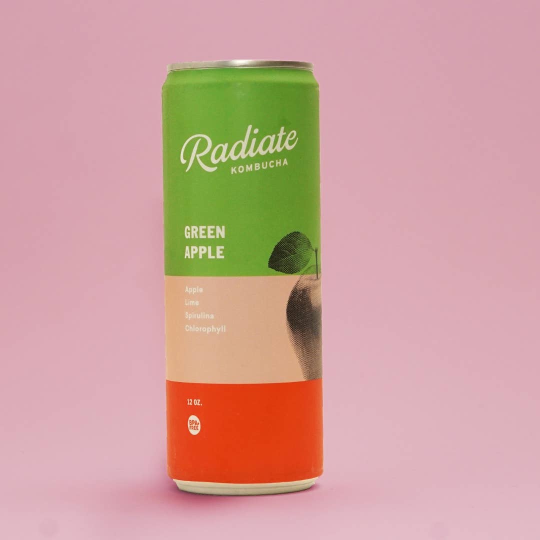 RADIATE MIAMI - Wholesale Kombucha - Green Apple Kombucha1