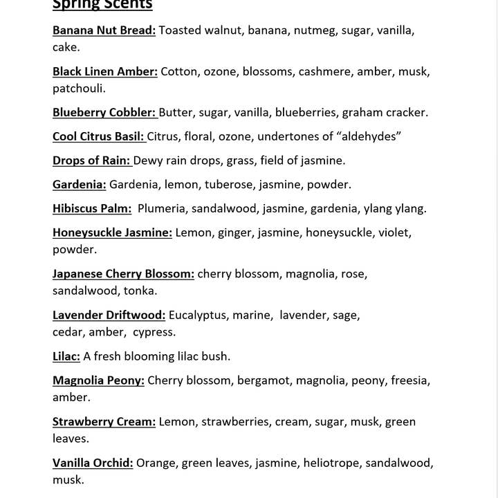 LiveYoung Candle Company – Engroshandel Smeltevoks – *Forårsdufte* - Genopfyldningssæt til stearinlys4