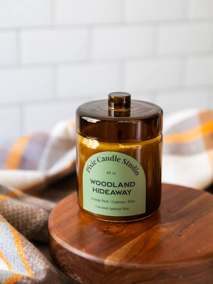 Velas de Otoño: Refugio en el Bosque para venta al por mayor de Pixie Candle Studio