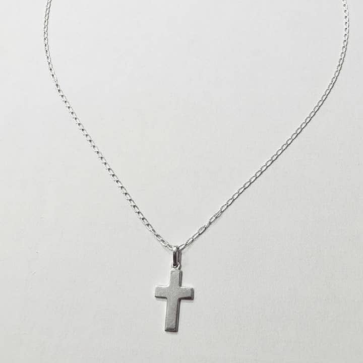 The Simple Cross Necklace | Sterling Silver for wholesale by Recetas PSD, LLC