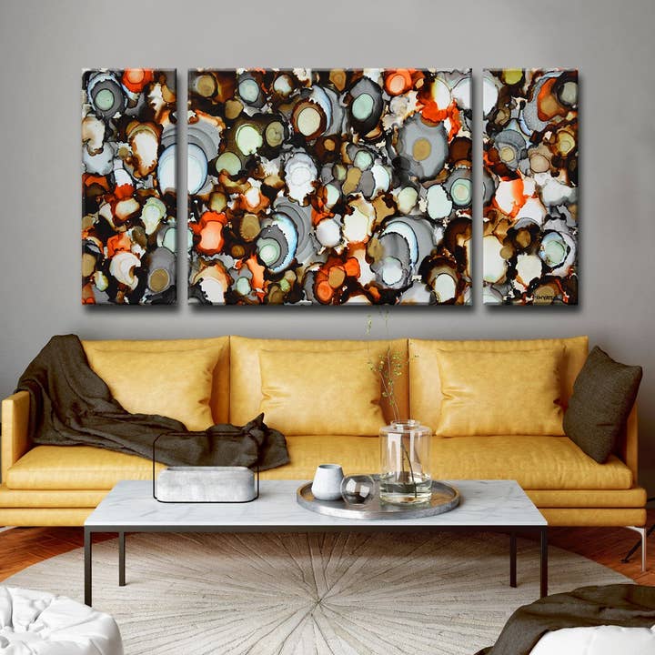 Copper, Iron, Jade' by Norman Wyatt, Jr. Canvas Art for wholesale by Ready2hangart, Inc.