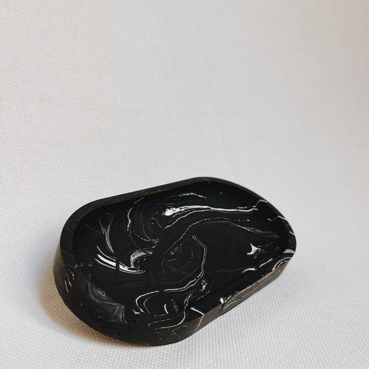 Bandeja Decorativa estilo mármol Negro for wholesale by Costa Candles