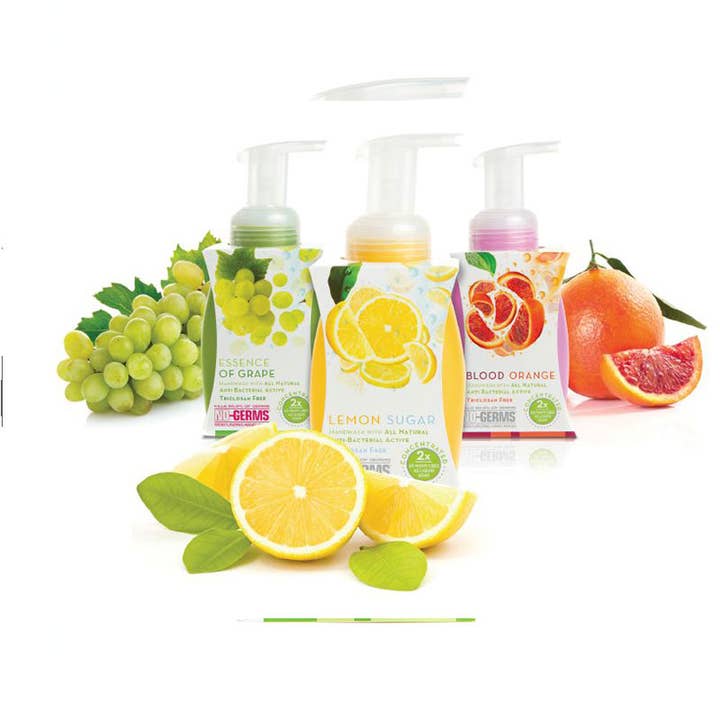 Natural Anti-Bacterial Hand Washes - 3Pack for wholesale by no-germs