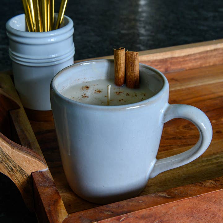 North-End Market Candle Co. - Wholesale Jar/Filled Candle - Cinnamon Chai Tea 12oz Candle 1