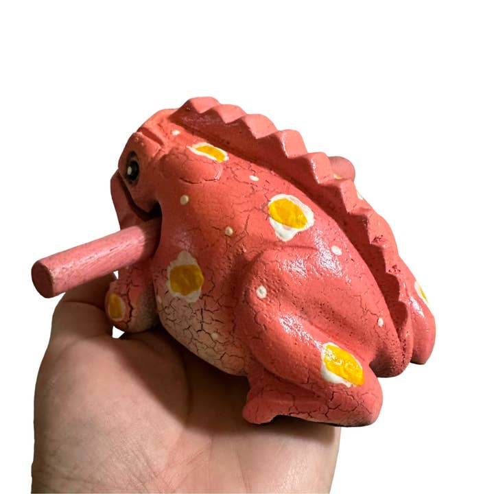 Music Frog Co - Vente Jouet musical – enfant et bébé - Instrument de percussion Peach Frog 4 po5
