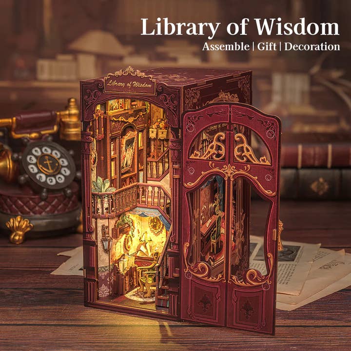 VCL CORP - Wholesale DIY Craft Kit - Bibliothèque de la Sagesse - Coin de Lecture CUTEBEE3
