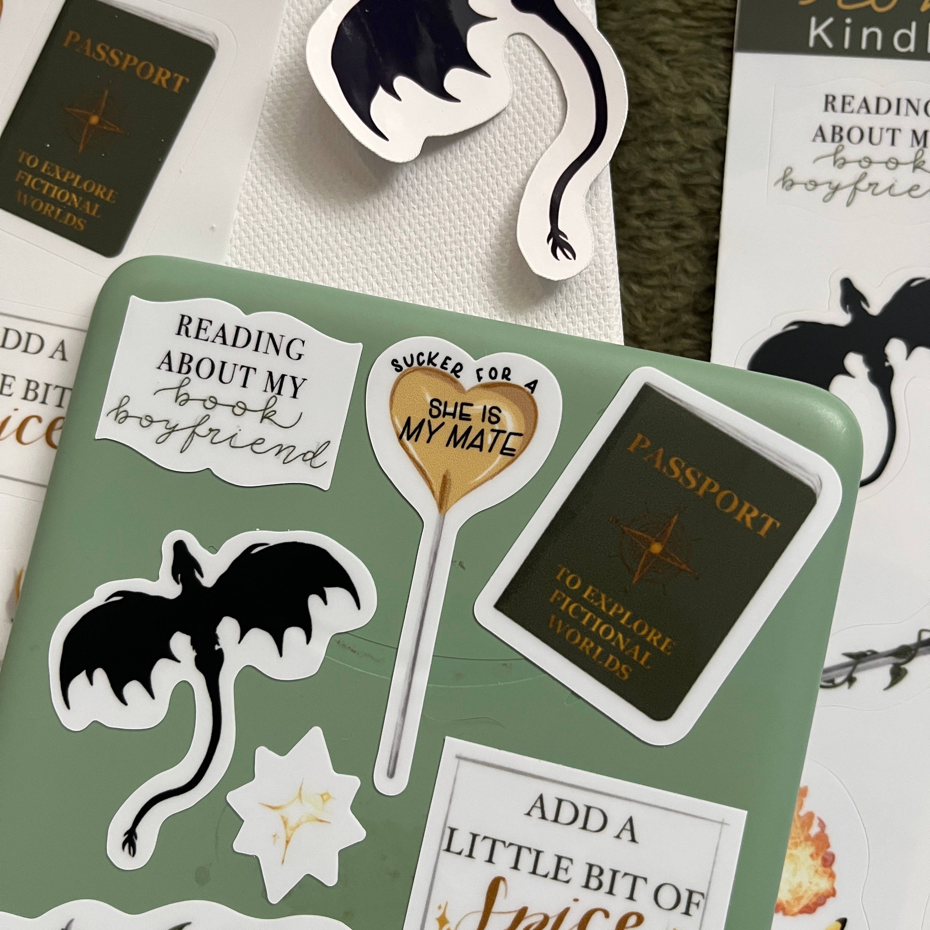 Jessi's Messes - Wholesale Phone & Laptop Stickers - Romantasy Kindle Sticker Sheet7